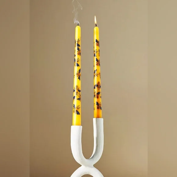 Anthropologie Garden Taper Candles